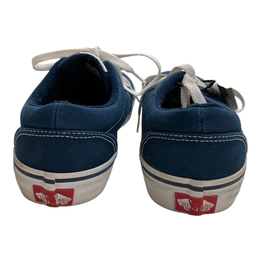 Shoes Sneakers By Vans In Blue, Size: 5.5