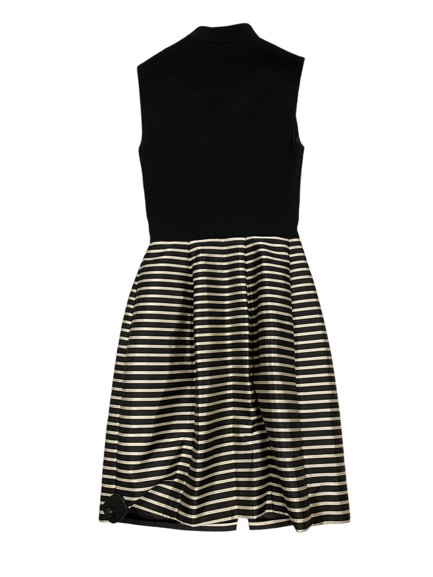 Dress Designer By Ted Baker In Black & Silver, Size: Xs