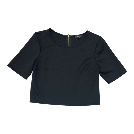 Top Short Sleeve By Express In Black, Size: S