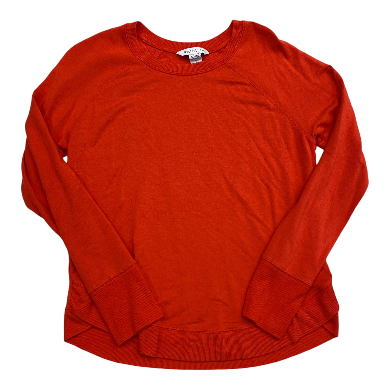 Athletic Top Long Sleeve Crewneck By Athleta In Red, Size: S