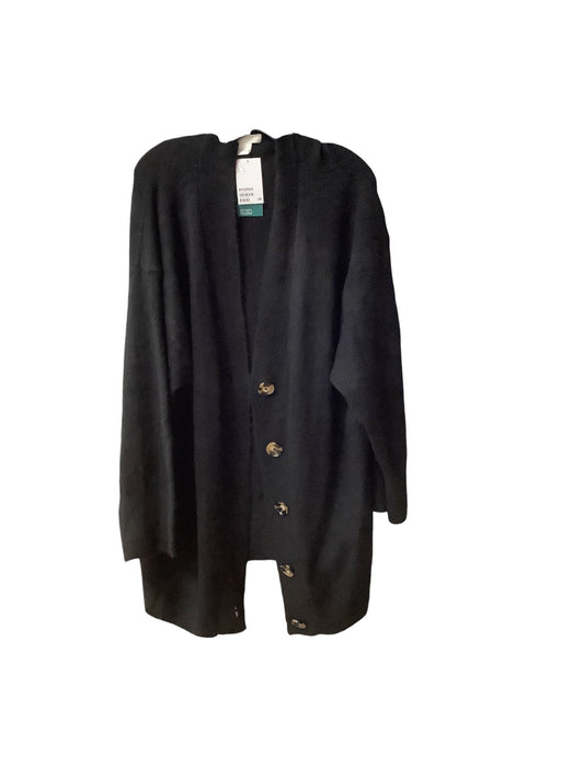 Sweater Cardigan By H&m In Black, Size: L