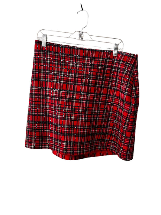 Skirt Mini & Short By Vineyard Vines In Plaid Pattern, Size: 16