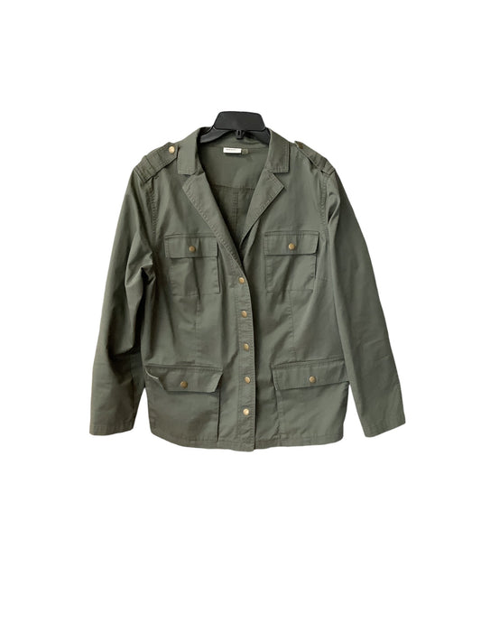 Jacket Denim By Dkny In Green, Size: 1x