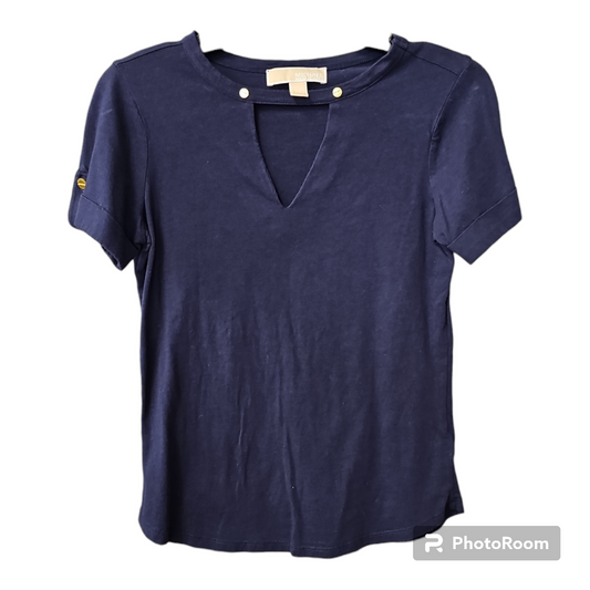 Top Short Sleeve Designer By Michael By Michael Kors  Size: Xs