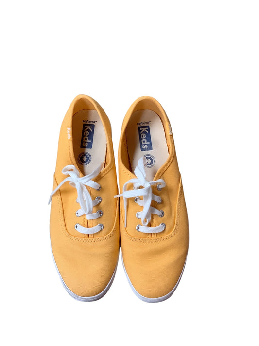 Yellow Shoes Sneakers Keds, Size 6.5