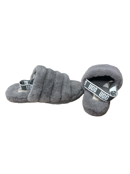 Grey Slippers Ugg, Size 6