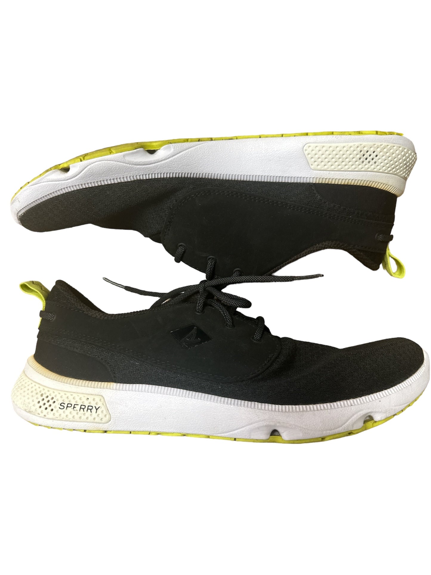 Shoes Sneakers By Sperry In Black, Size: 10