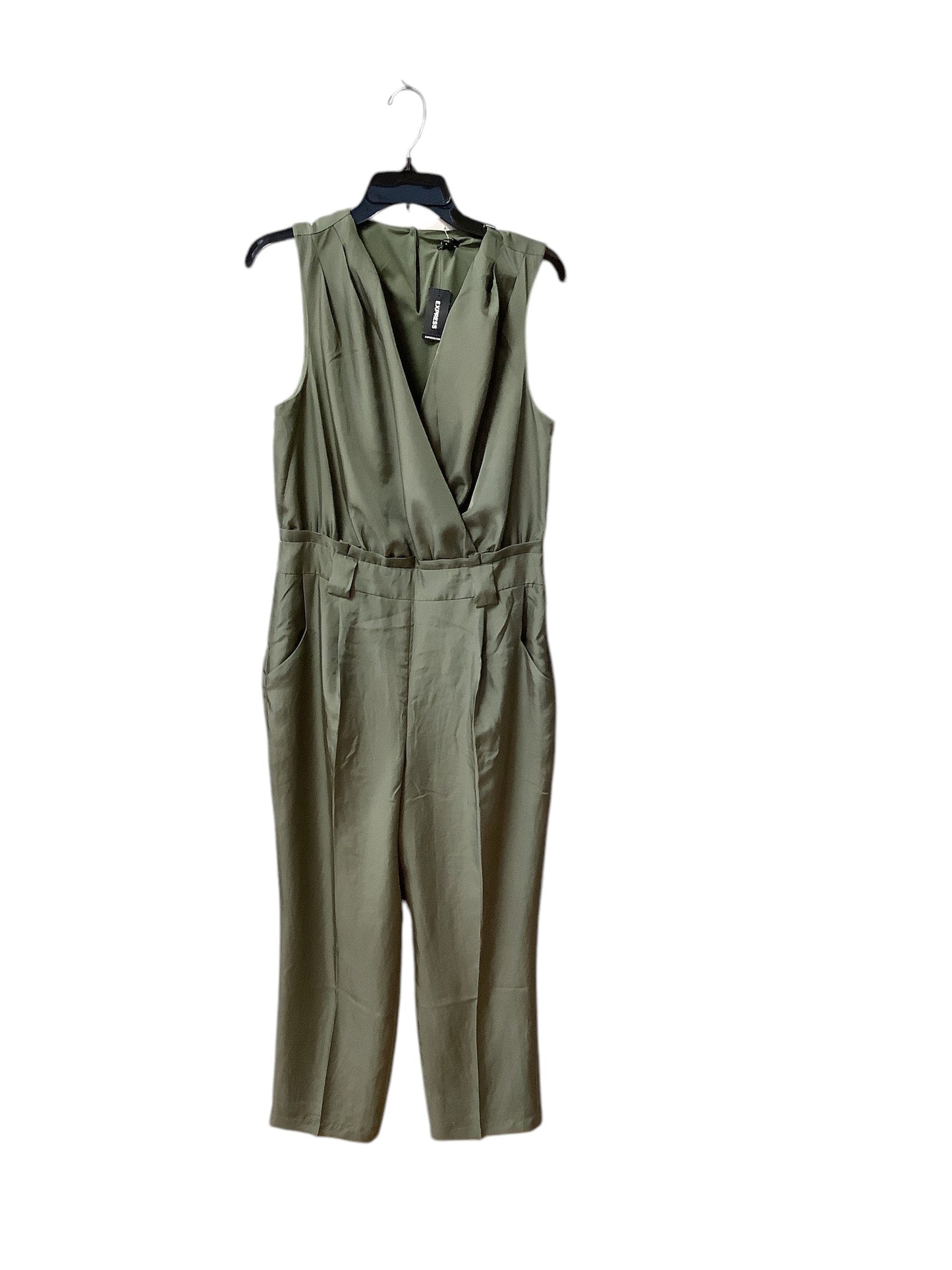 Jumpsuit By Express In Green, Size: M