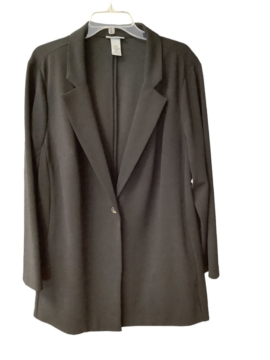 Blazer By Catherines In Black, Size: 2x