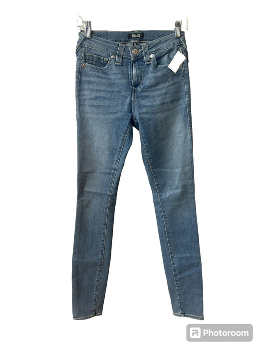Blue Denim Jeans Skinny True Religion, Size 4