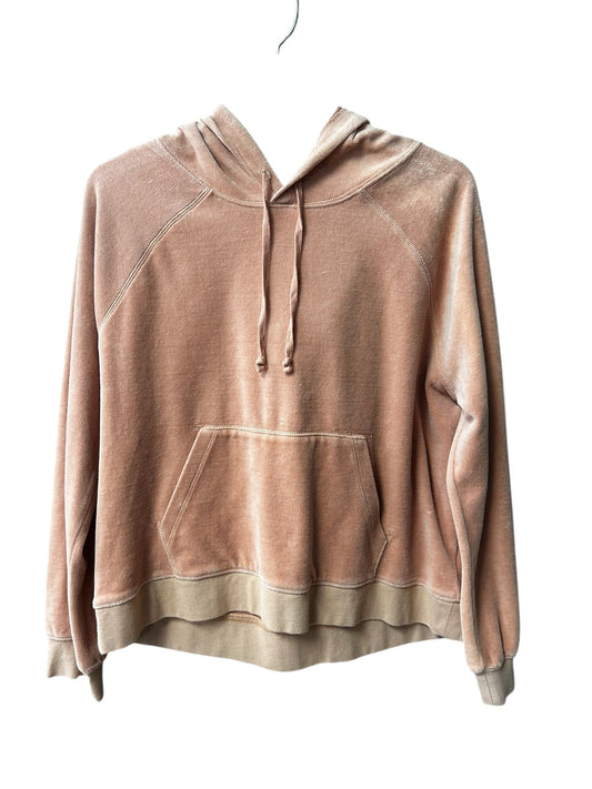 Sweatshirt Hoodie By J. Crew In Brown, Size: M