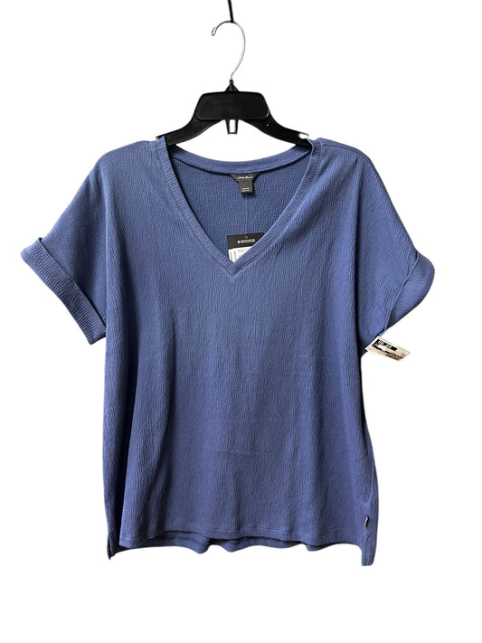 Top Short Sleeve Basic By Eddie Bauer In Blue, Size: L