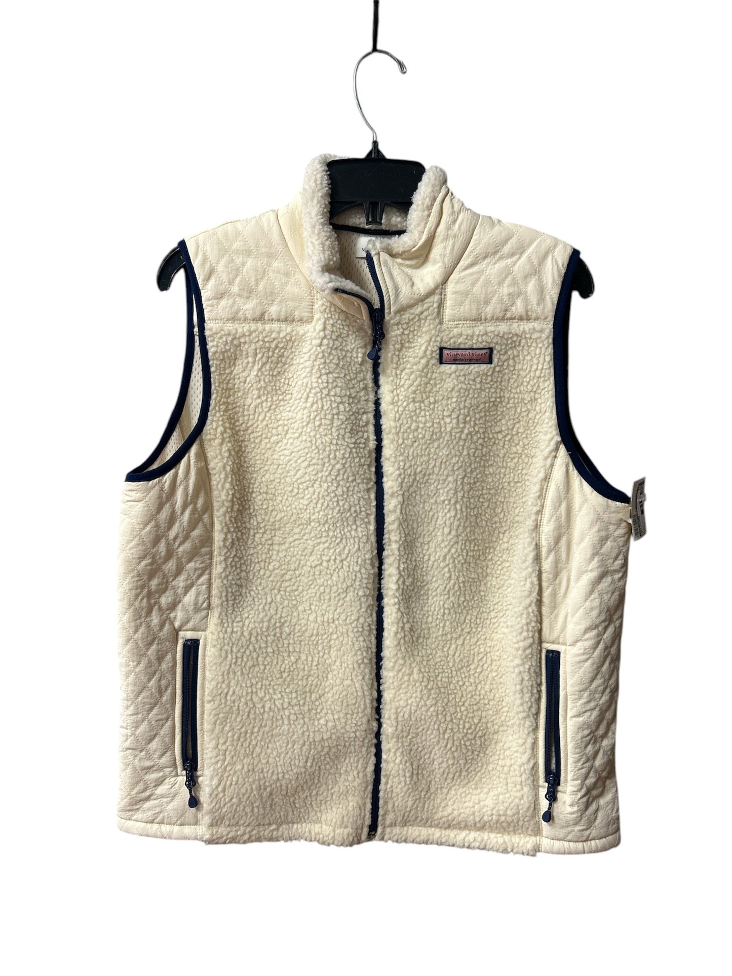 Vest Fleece By Vineyard Vines In White, Size: L