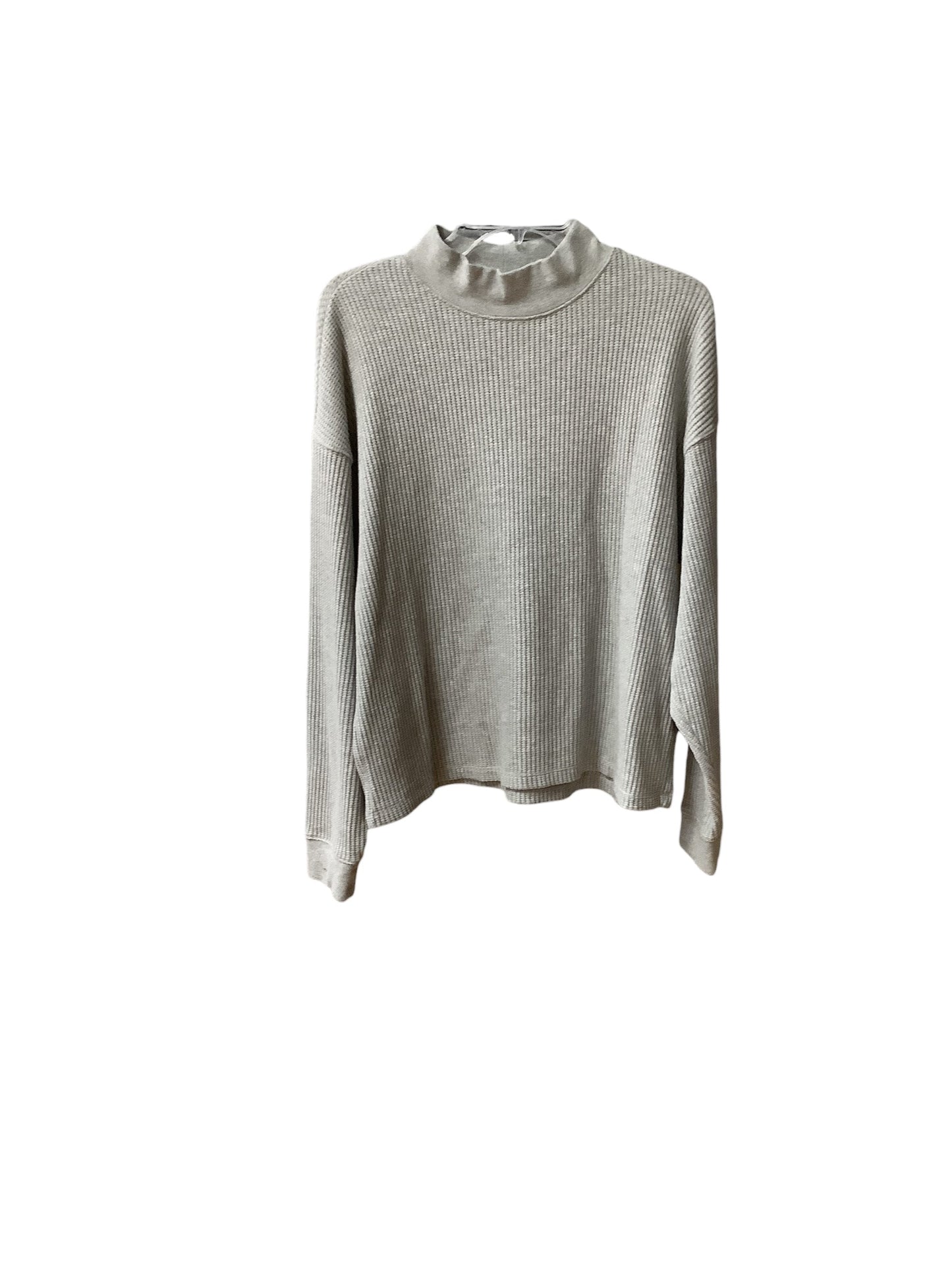 Top Long Sleeve By Gap In Grey, Size: Xl