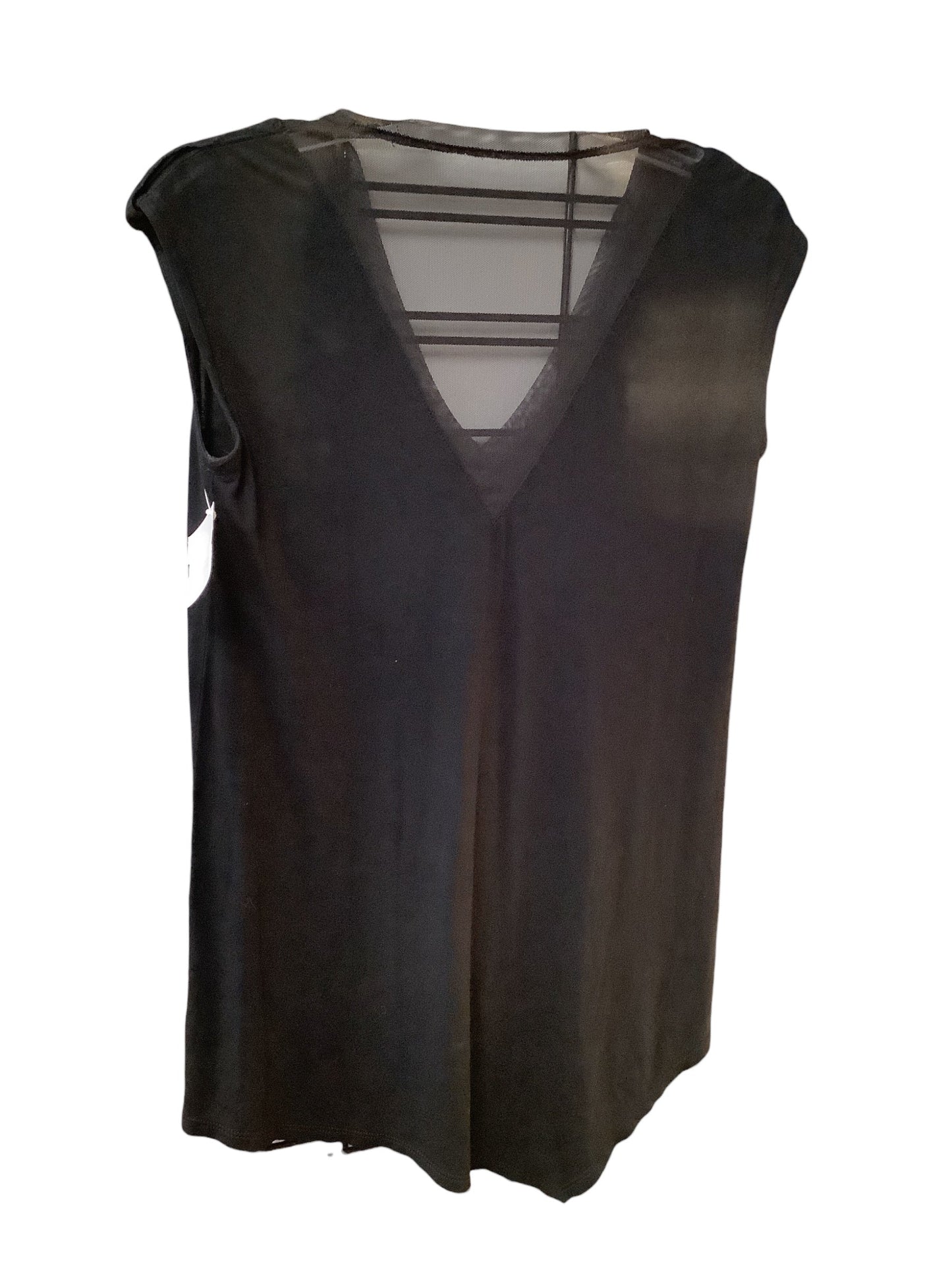 Top Short Sleeve By Bcbgmaxazria In Black, Size: Xxs