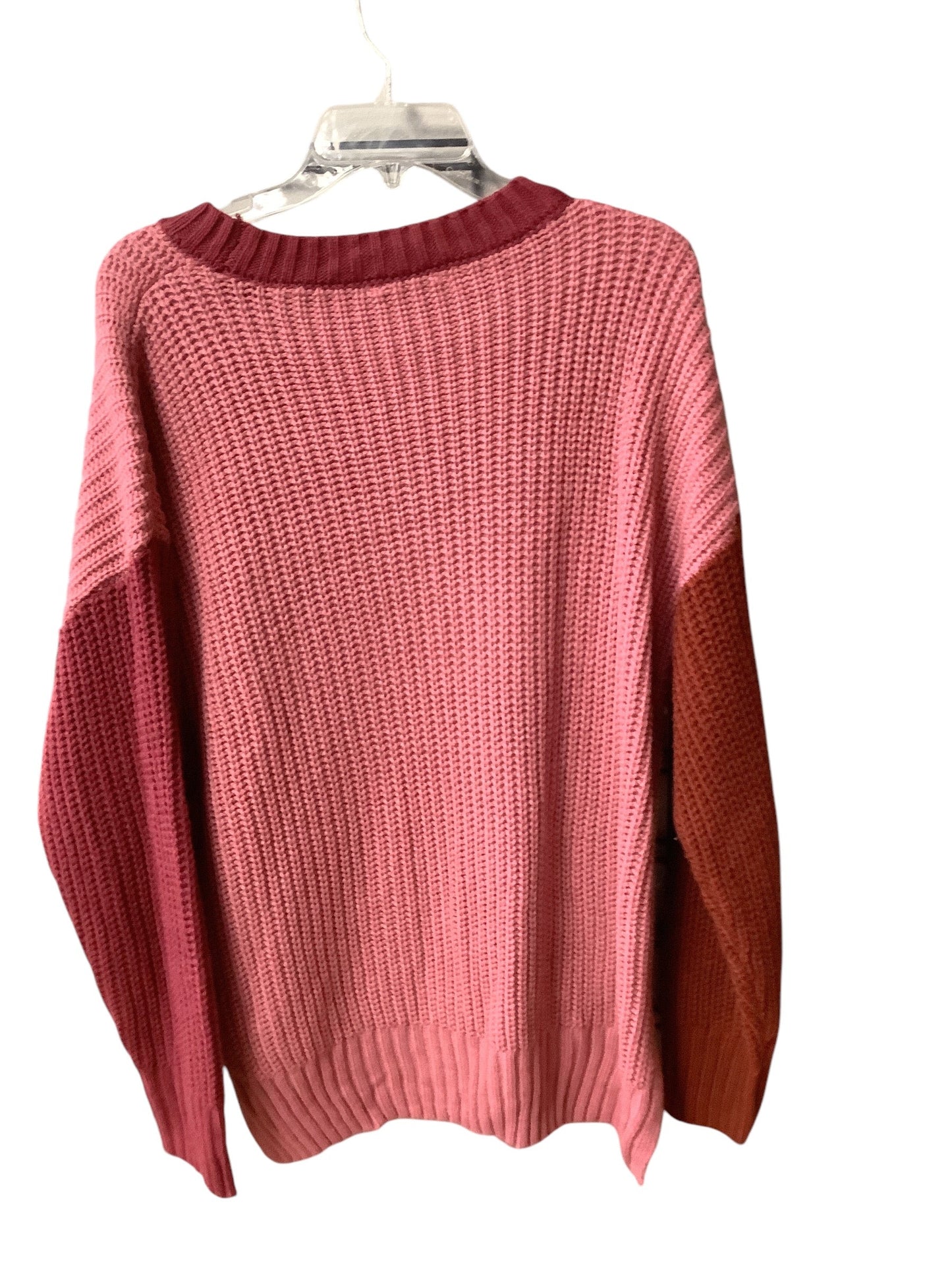 Sweater By Time And Tru In Pink, Size: Xl