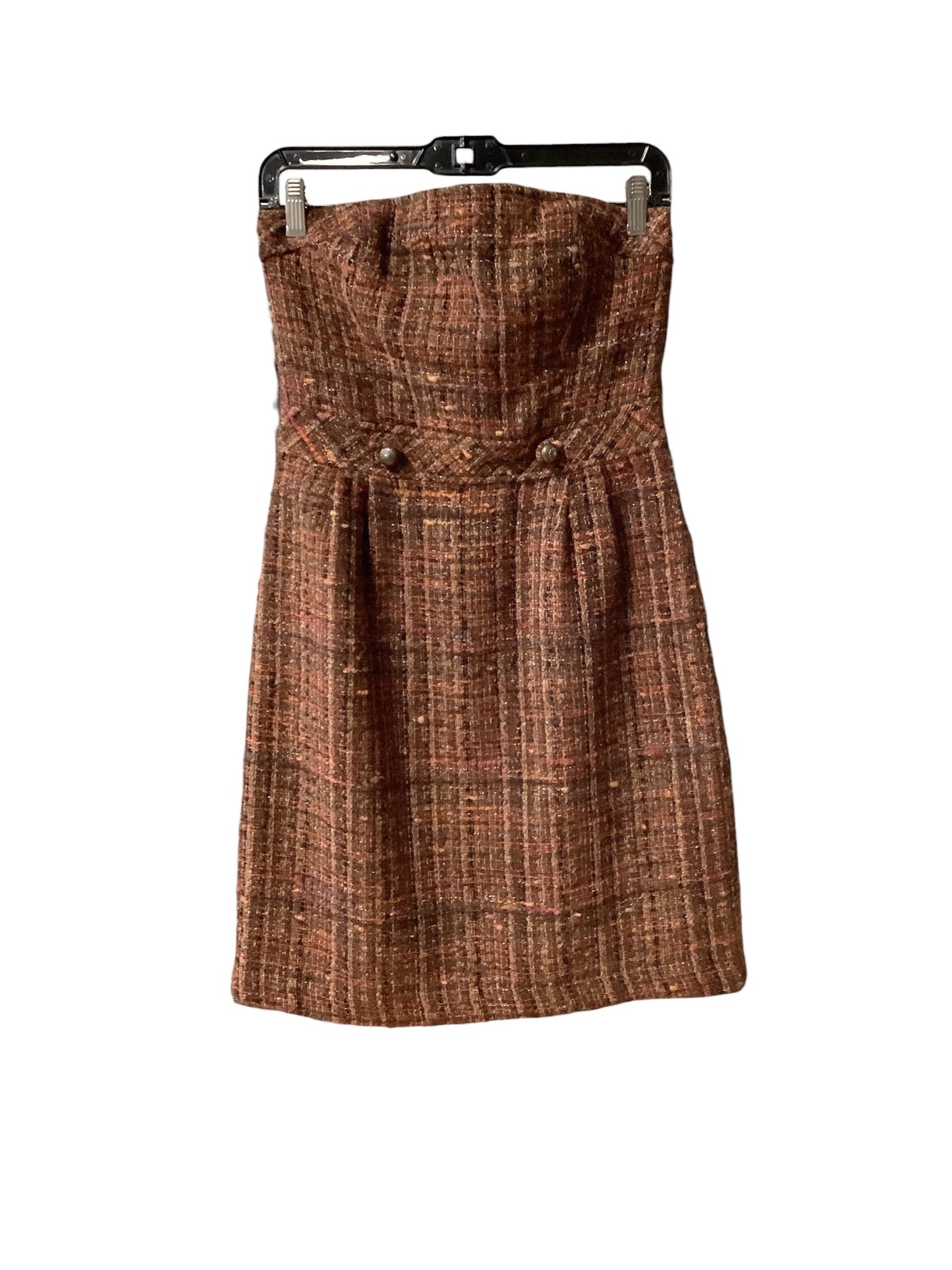 Dress Casual Short By Trina Turk In Brown, Size: 8