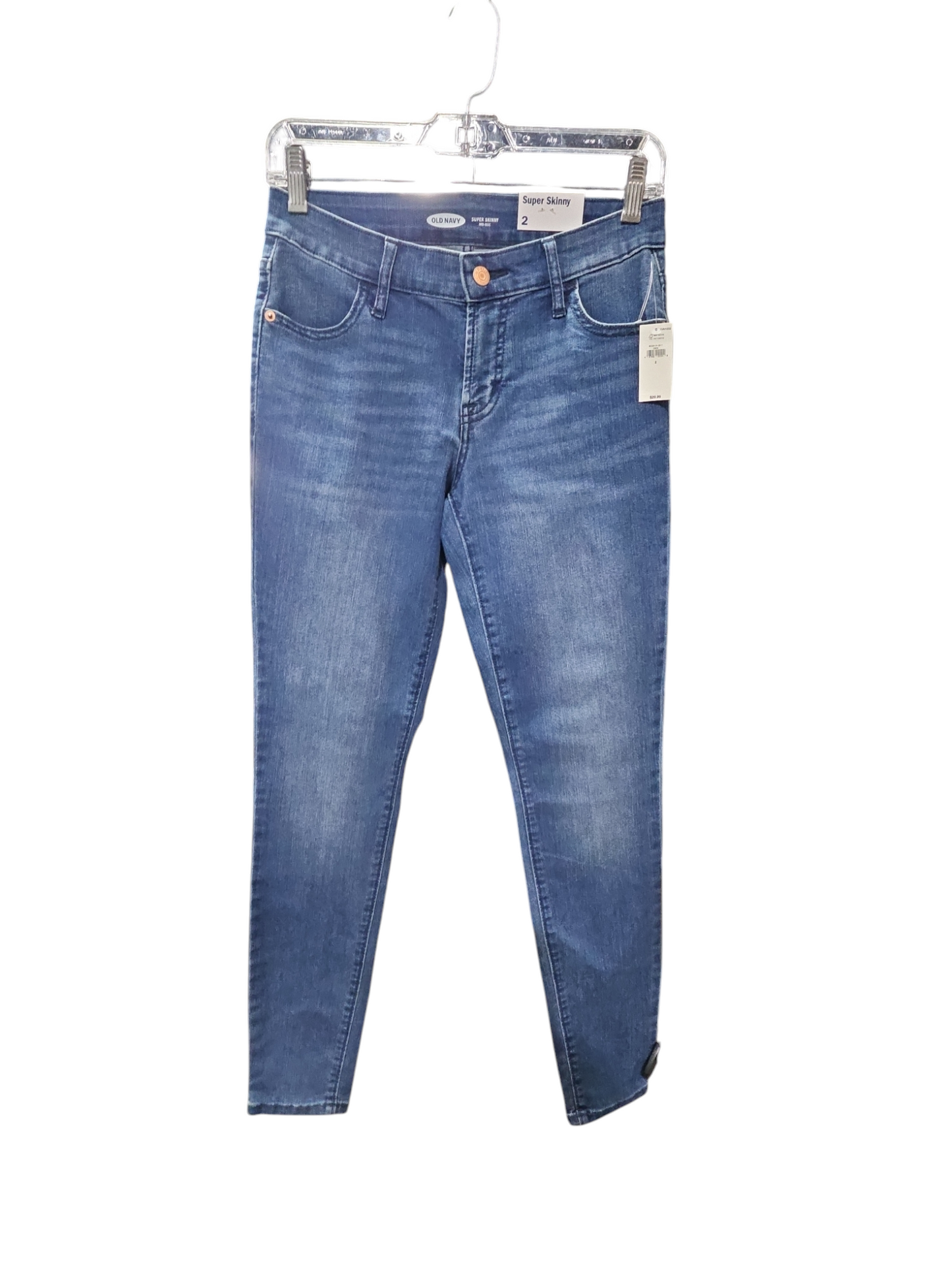 Jeans Skinny By Old Navy In Blue Denim, Size: 2