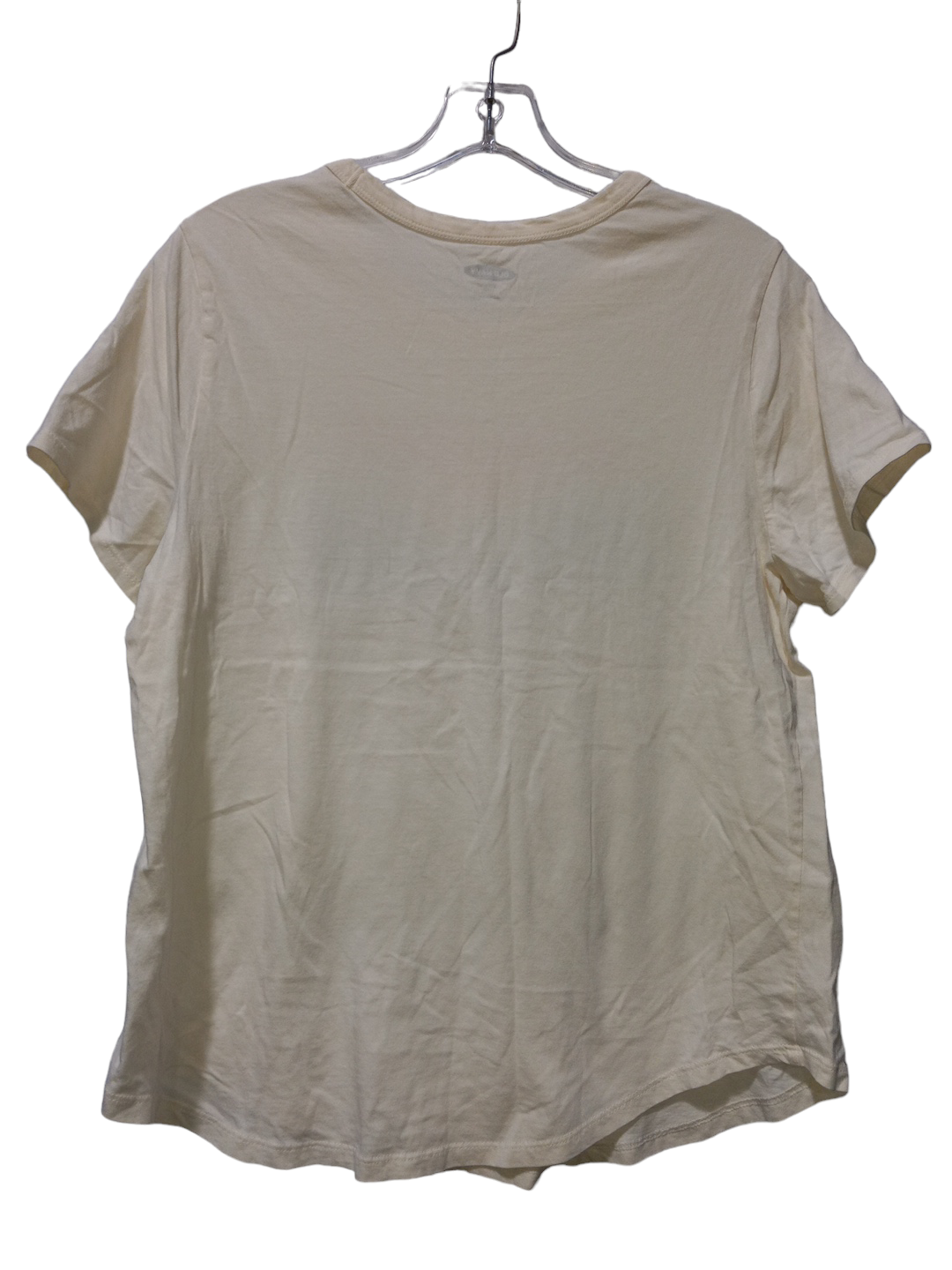 Cream Top Short Sleeve Old Navy, Size L