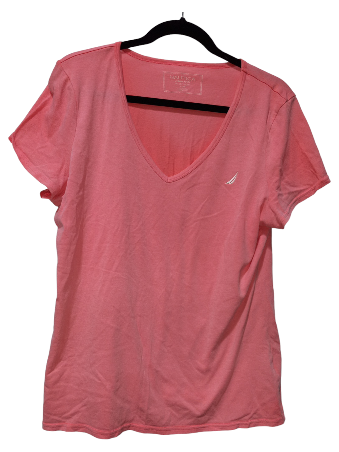 Top Short Sleeve Basic By Nautica  Size: L