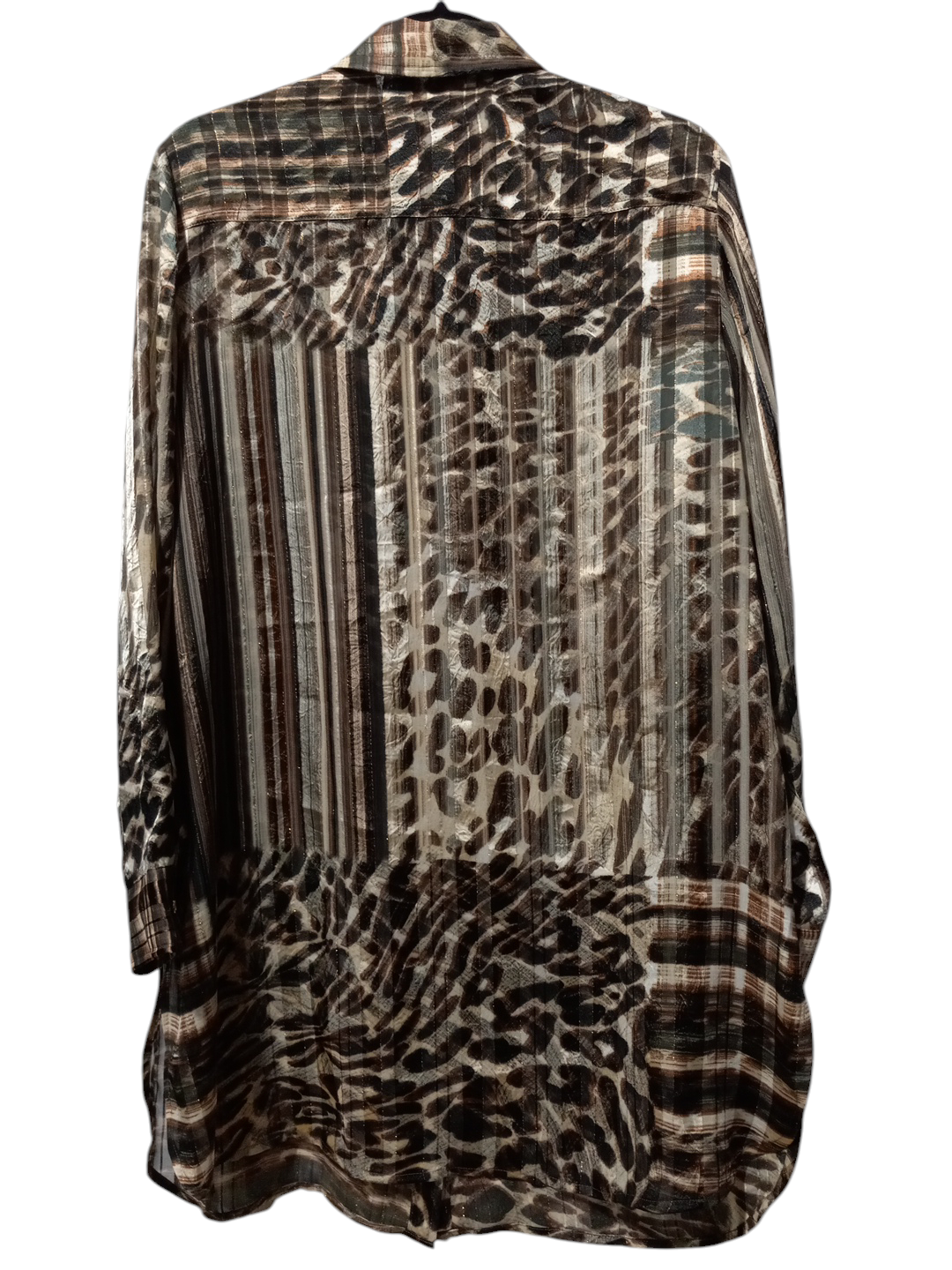 Dress Casual Short By Chicos In Animal Print, Size: L