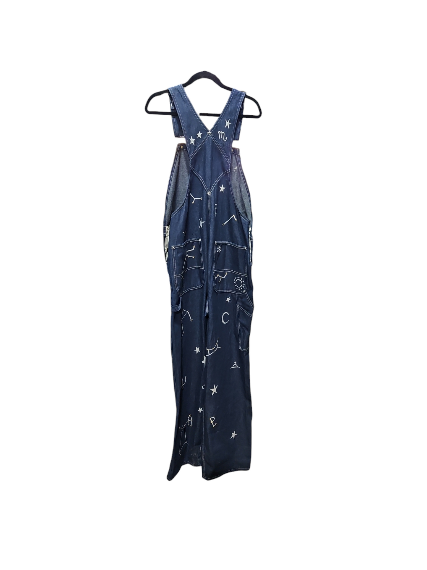 Overalls By Clothes Mentor In Blue Denim, Size: M