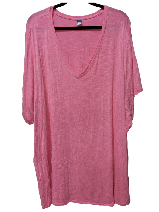 Pink Top Short Sleeve Old Navy, Size 4x