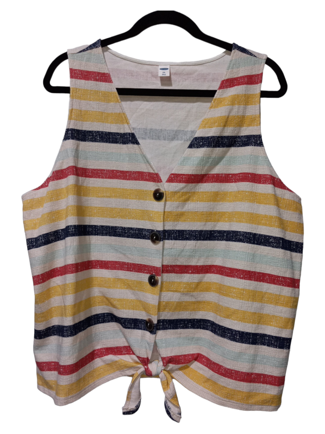 Striped Pattern Top Sleeveless Old Navy, Size Xxl