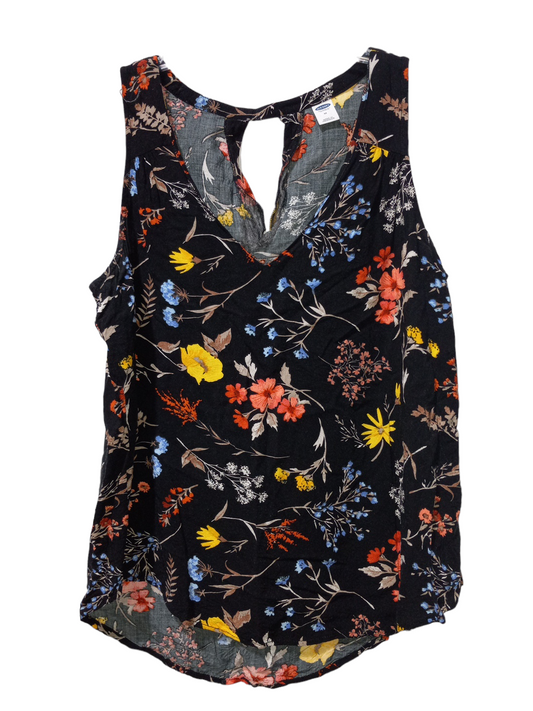 Floral Print Blouse Sleeveless Old Navy, Size M