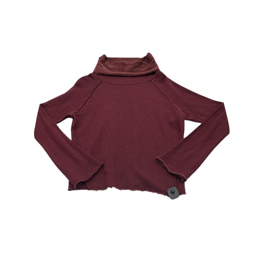 Sweatshirt Crewneck By Alala In Maroon, Size: Xs