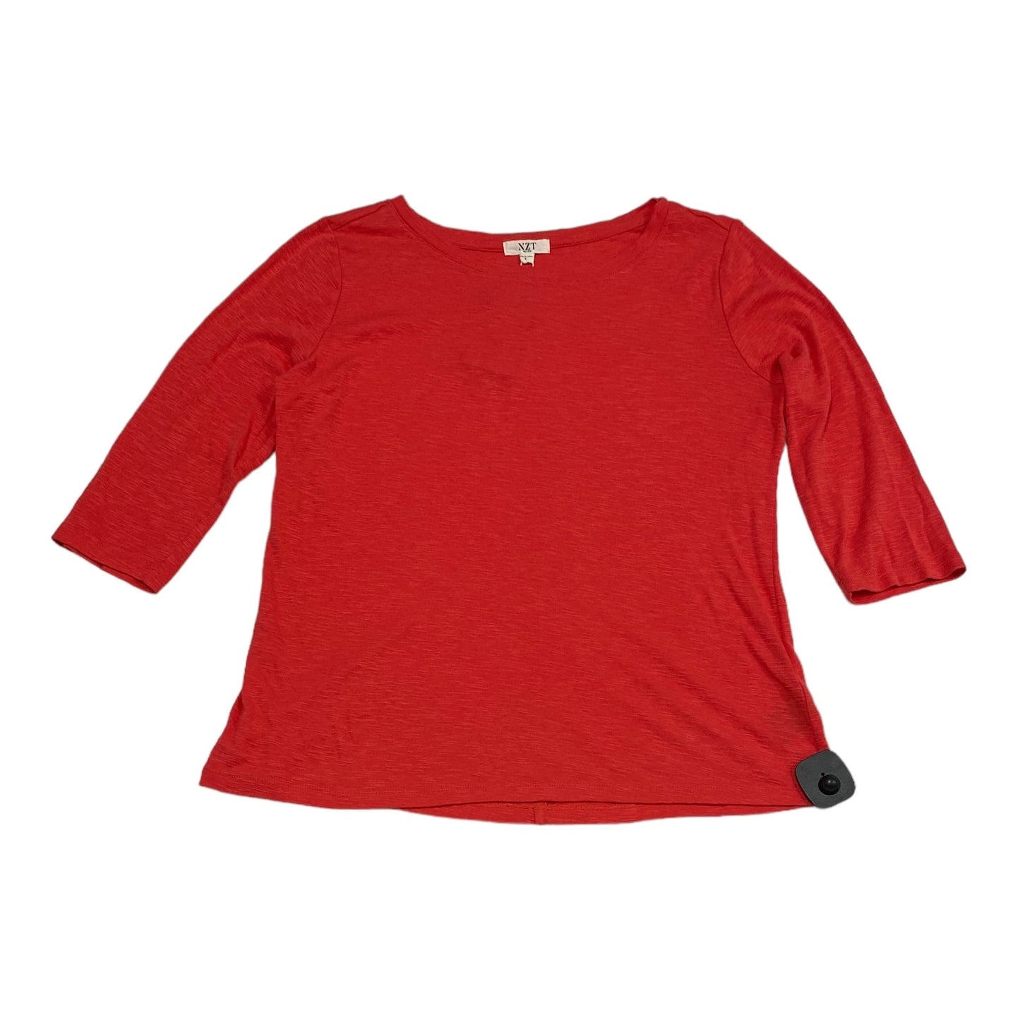 Top 3/4 Sleeve Basic By Nic + Zoe In Red, Size: S