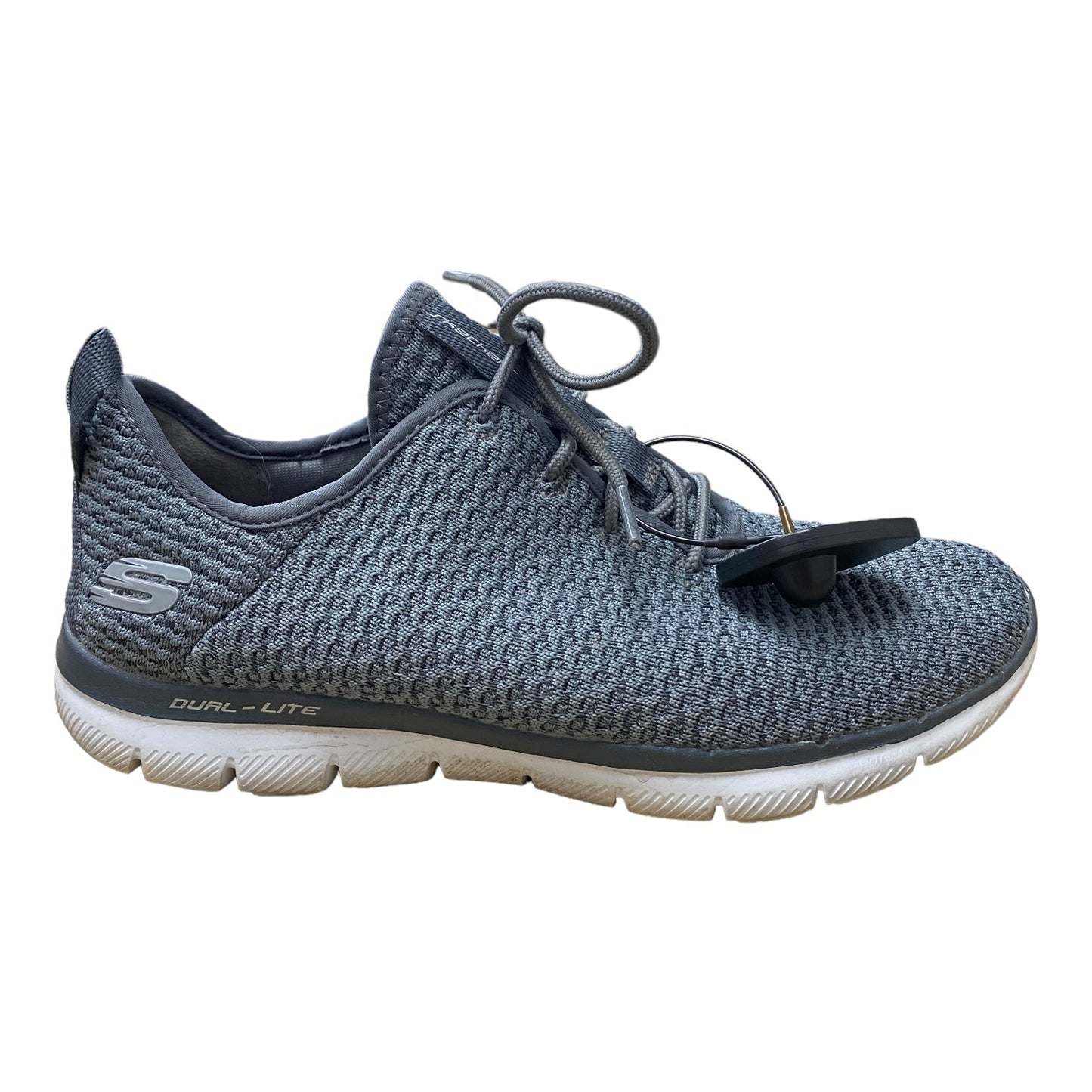 Shoes Athletic By Skechers In Grey, Size: 9