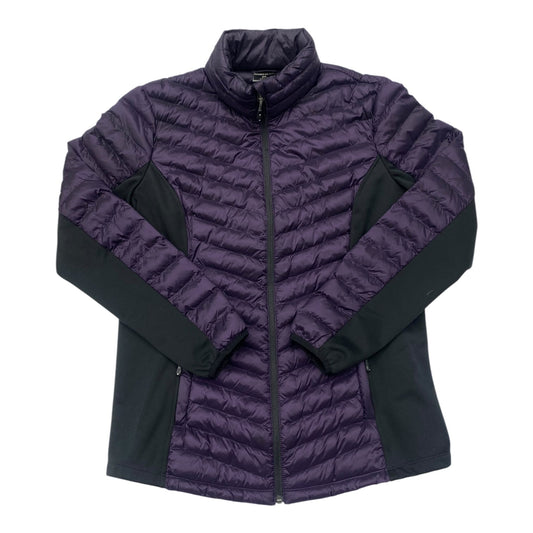 Jacket Puffer & Quilted By 32 Degrees In Black & Purple, Size: L