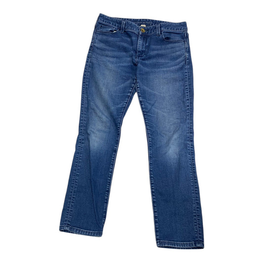 Jeans Skinny By Banana Republic In Blue Denim, Size: 8p