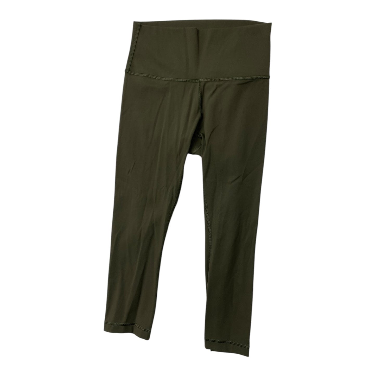 Athletic Capris By Lululemon In Green, Size: 6