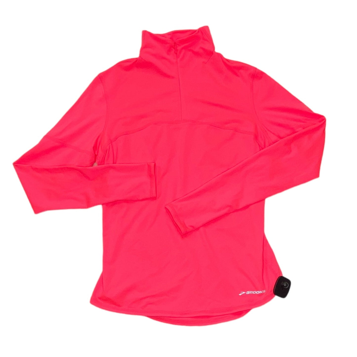 Athletic Top Long Sleeve Collar By Brooks  Size: M