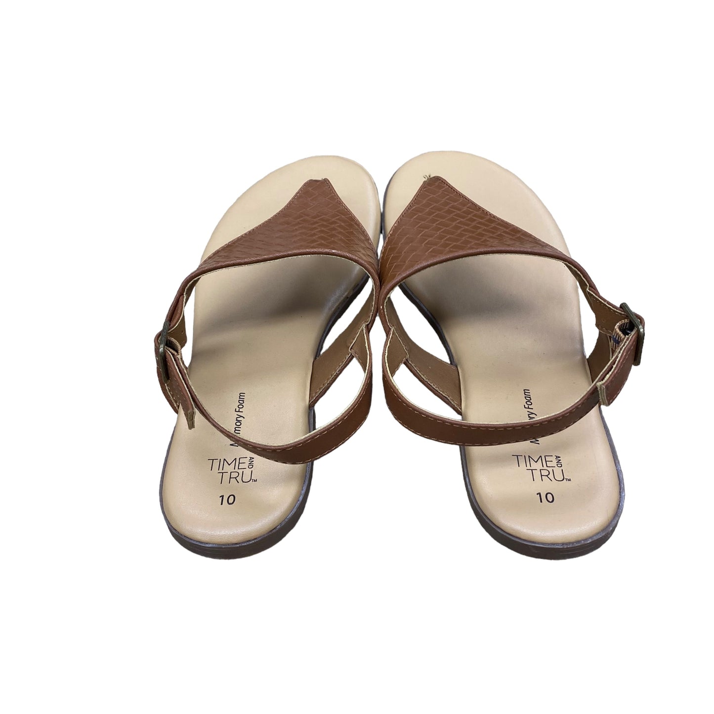Sandals Flats By Time And Tru  Size: 10