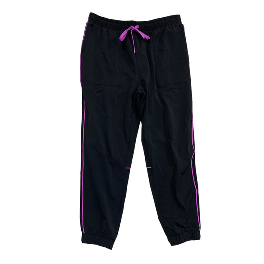 Black & Purple Athletic Pants Fabletics, Size M