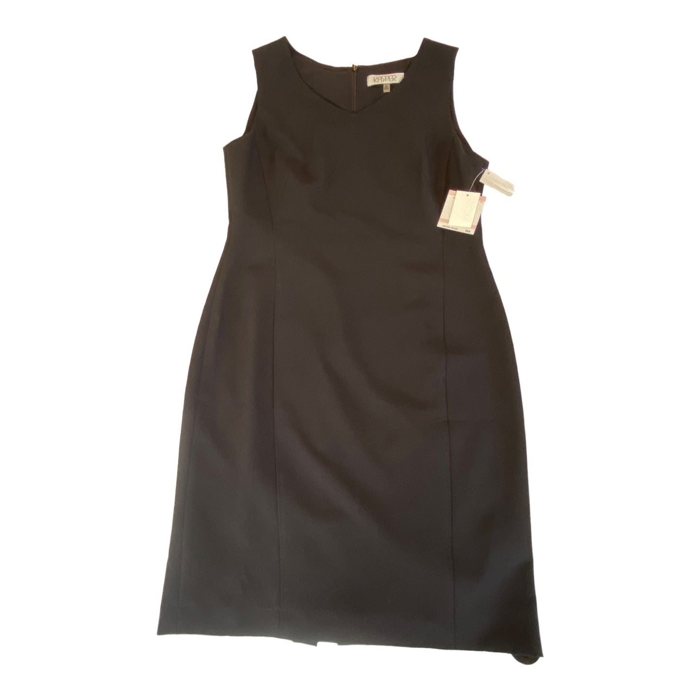 Black Dress Party Midi Kasper, Size 10petite