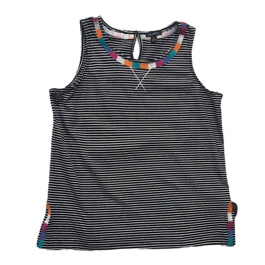 Striped Pattern Top Sleeveless Tribal, Size L