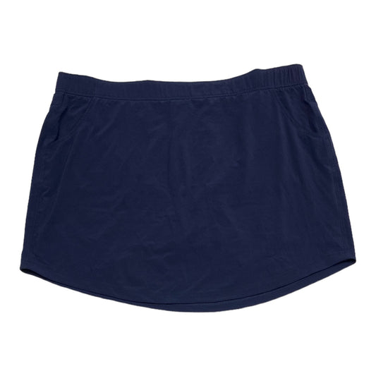 Athletic Skort By Eddie Bauer In Navy, Size: 2x