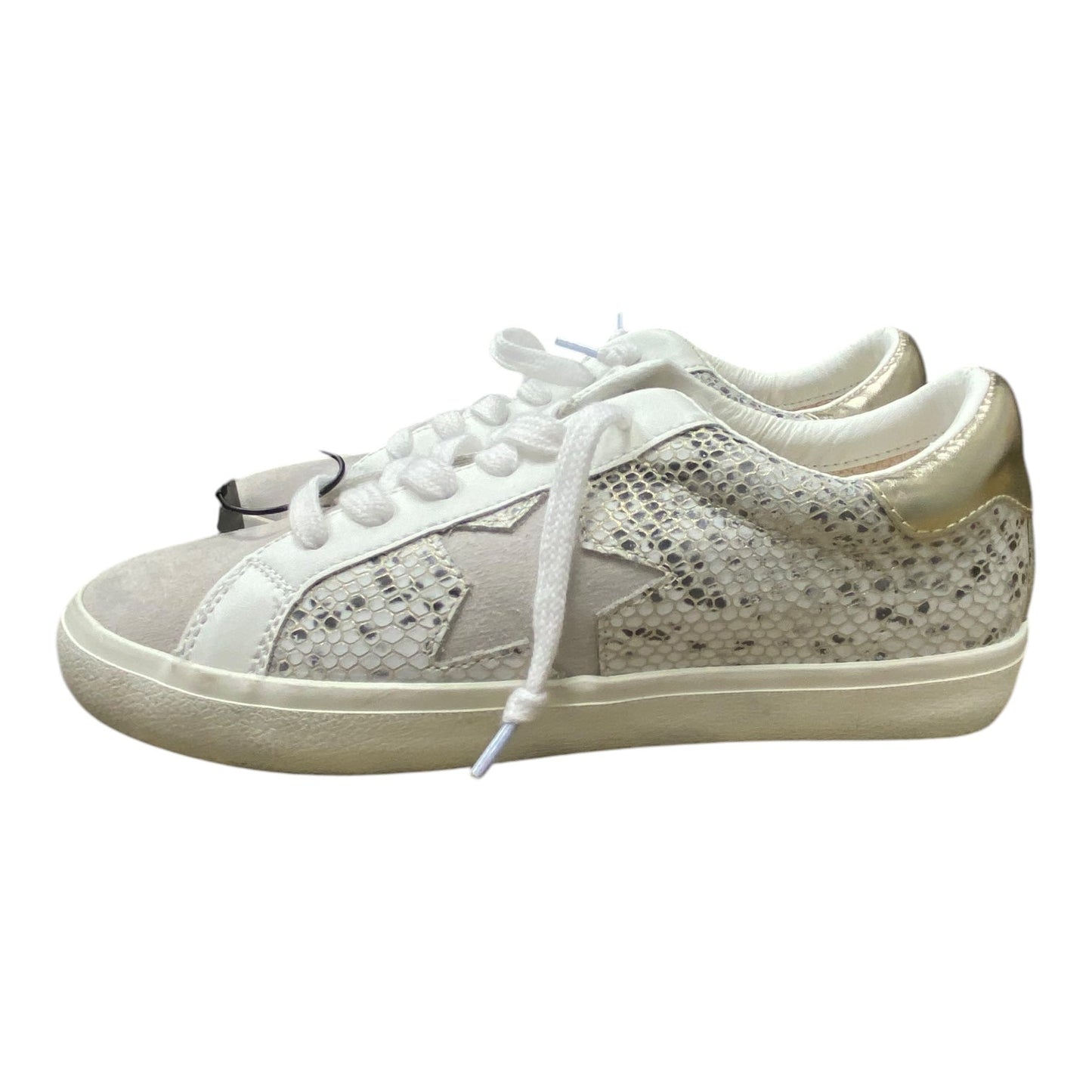 Shoes Sneakers By Vintage Havana In Grey & White, Size: 8