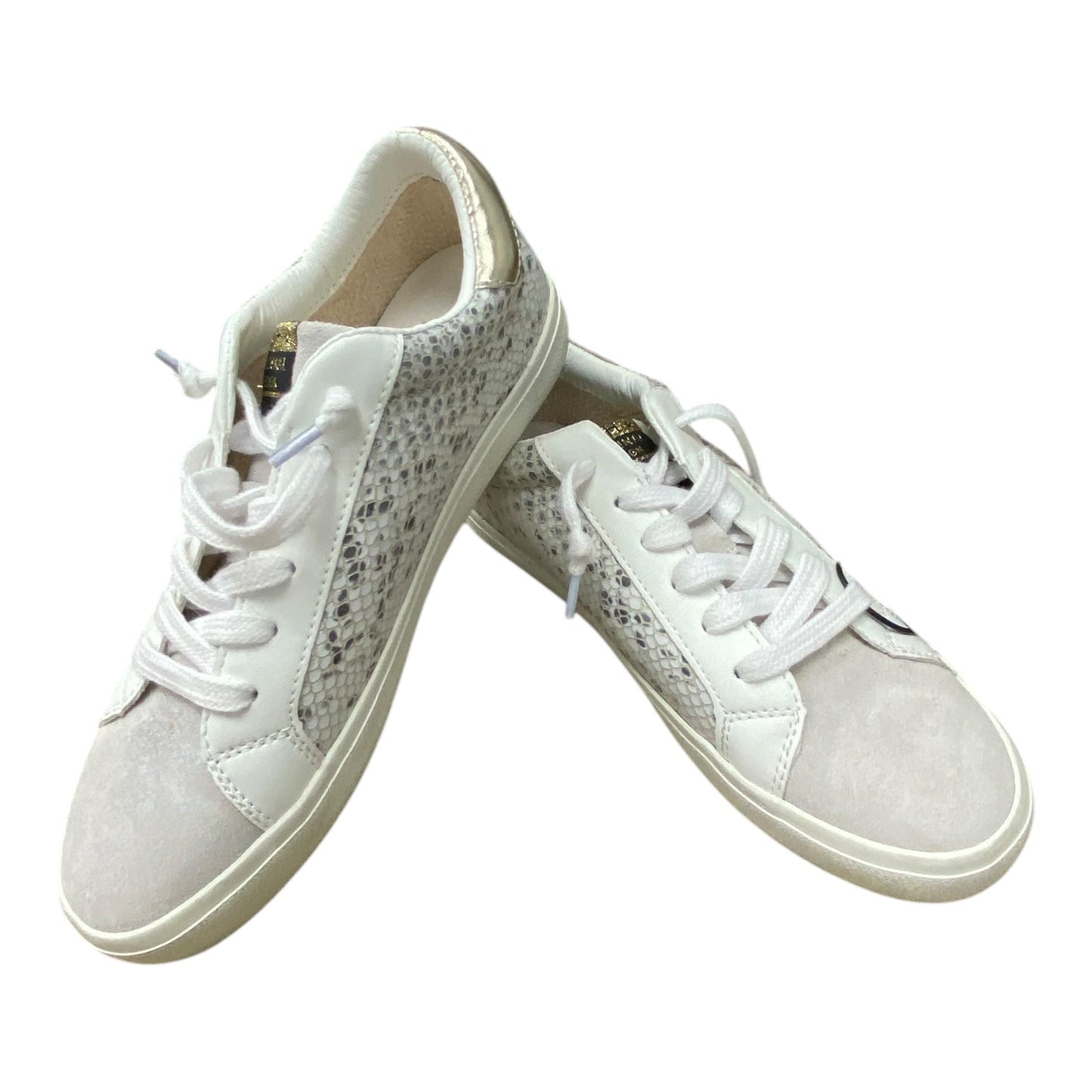 Shoes Sneakers By Vintage Havana In Grey & White, Size: 8