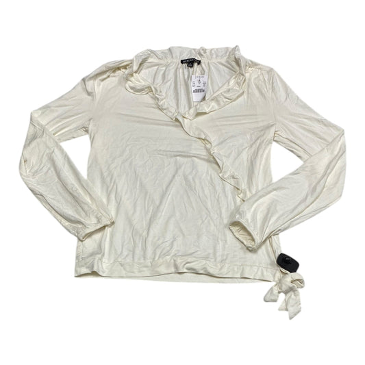 Top Long Sleeve By J. Crew In Cream, Size: S