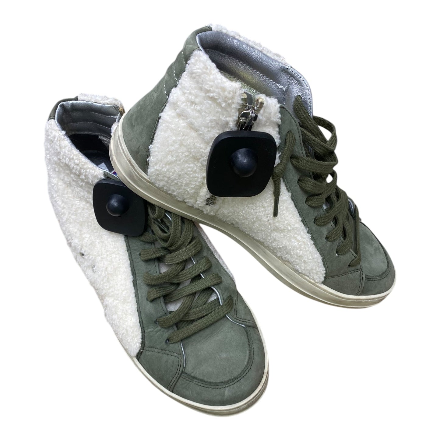 Shoes Sneakers By P448 In Green & White, Size: 8.5