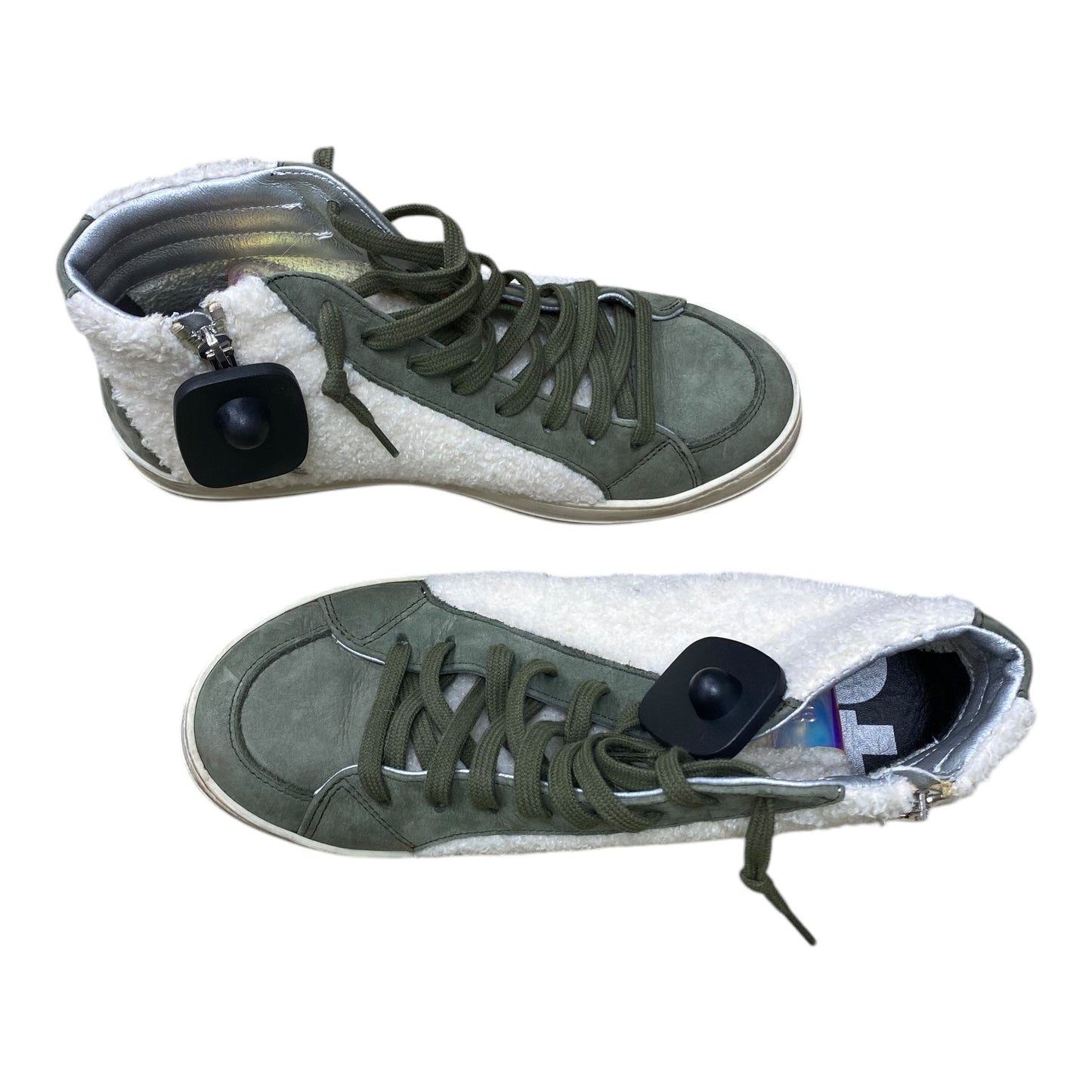 Shoes Sneakers By P448 In Green & White, Size: 8.5