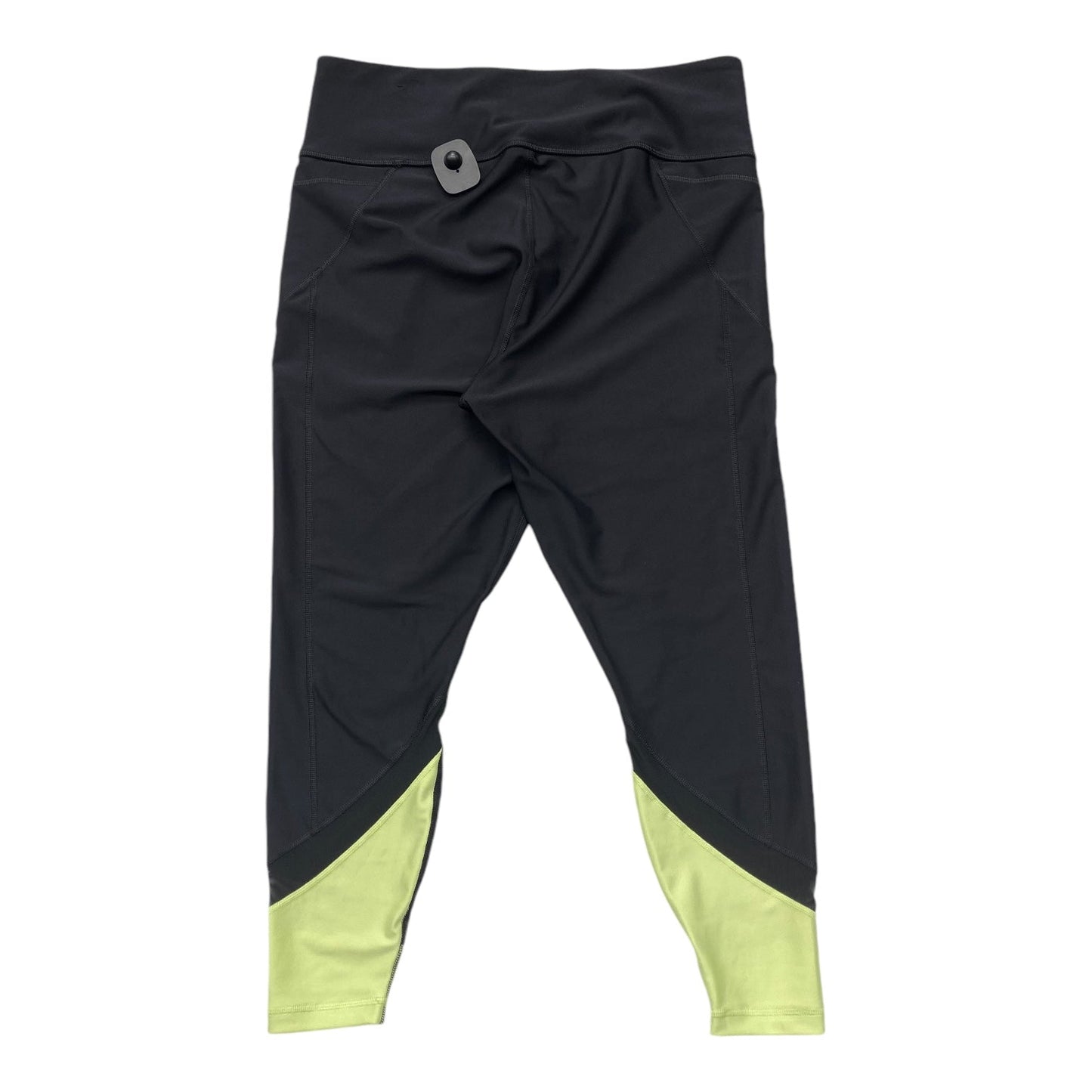 Athletic Leggings By Puma In Black & Green, Size: Xl