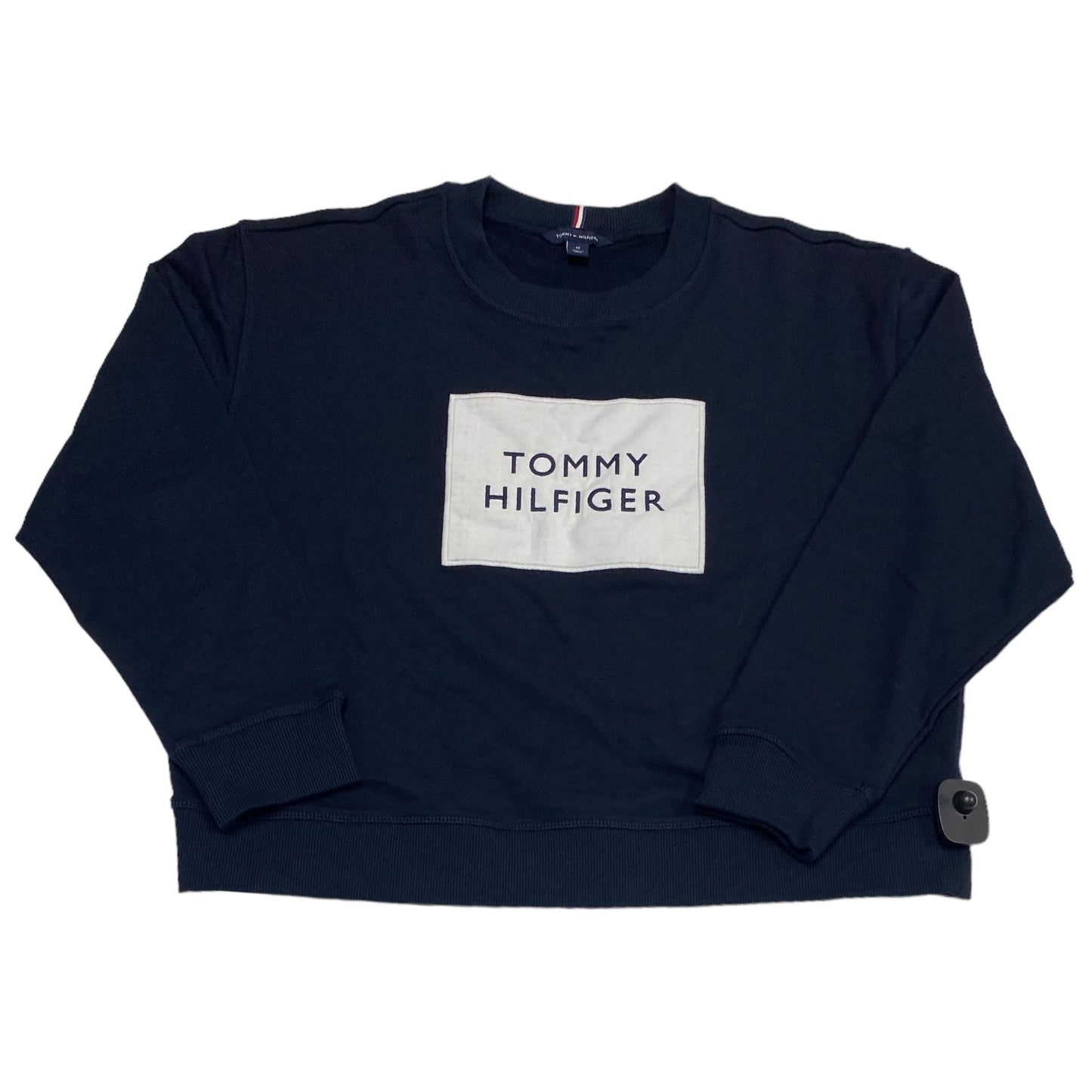 Blue & White Sweatshirt Crewneck Tommy Hilfiger, Size M