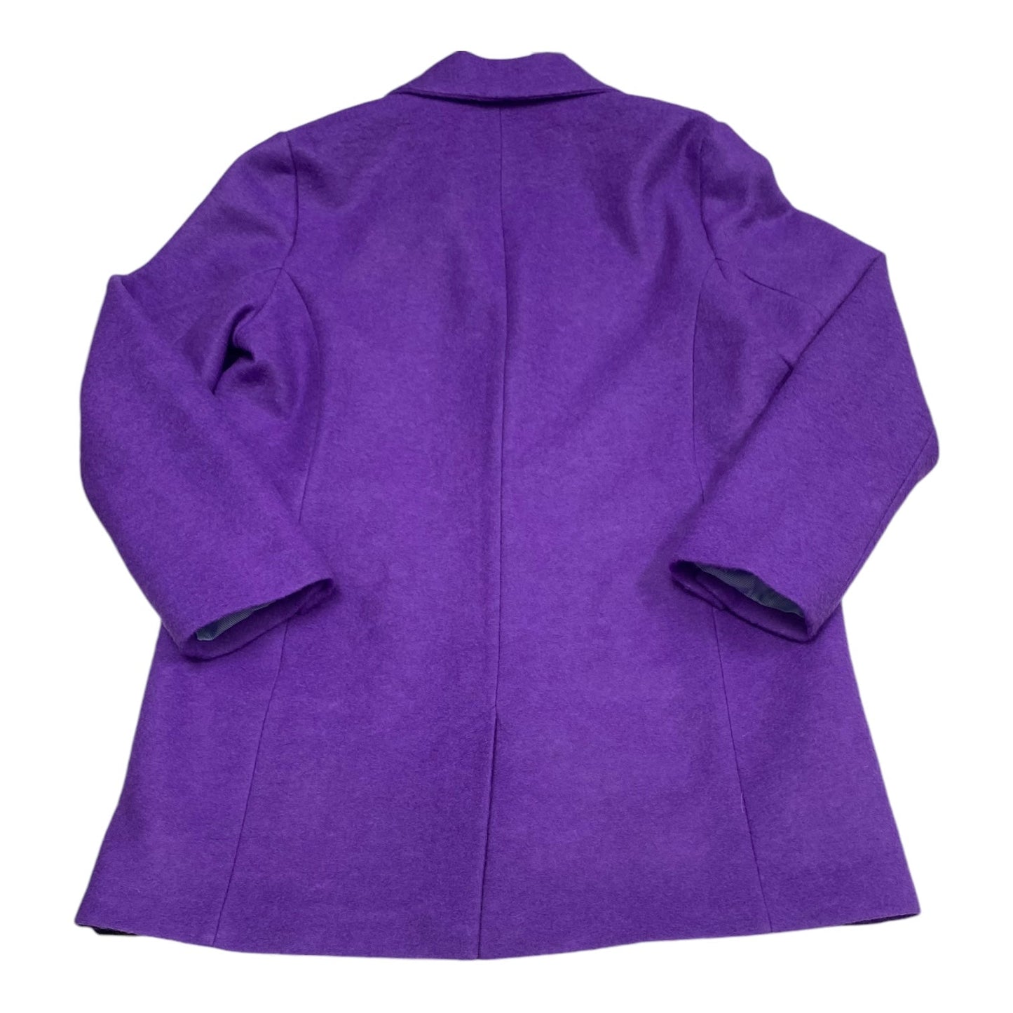 Coat Designer By VILLA GALLO In Purple, Size: Large