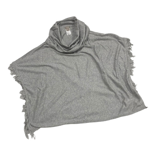 Poncho By Chicos In Grey, Size: M